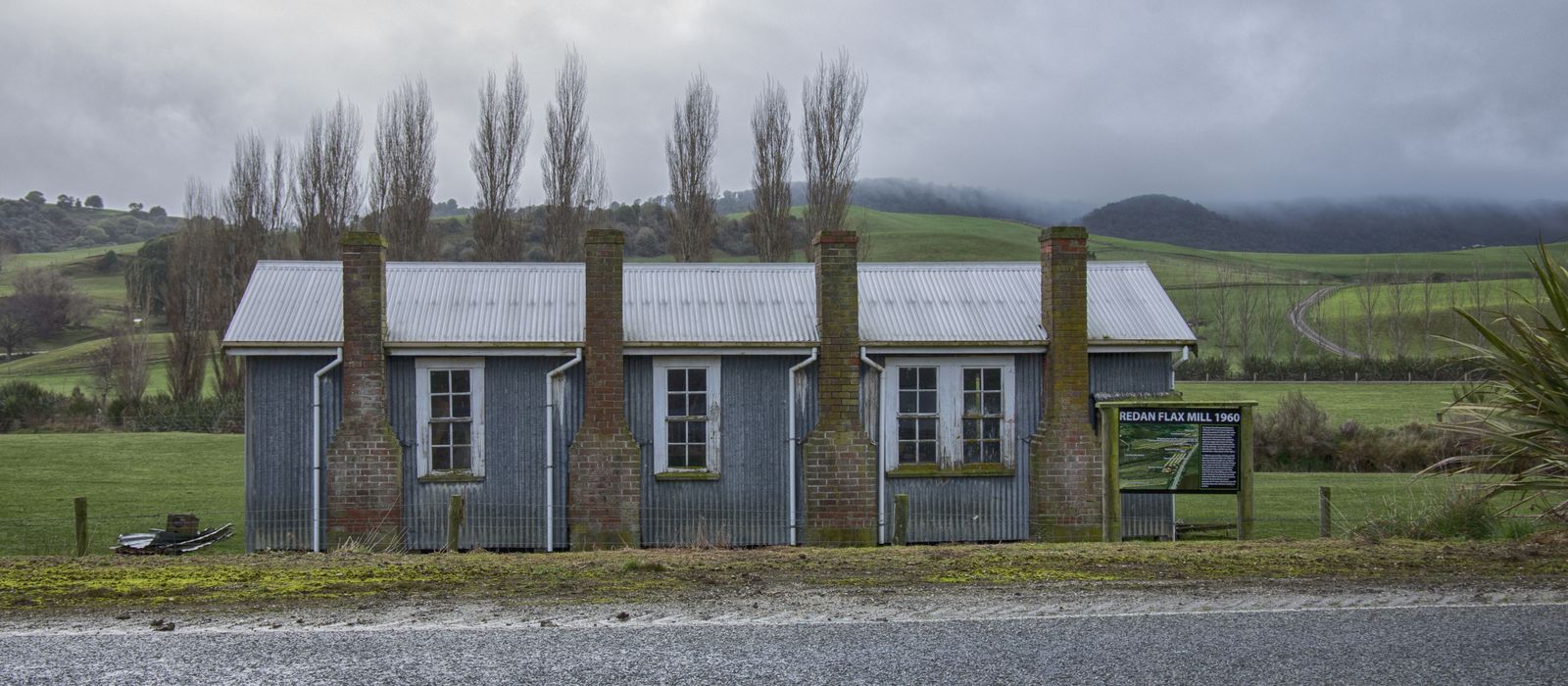 single mans hut flaxmill redan