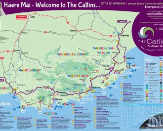 Catlins Map 2018 Map Side
