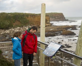 Curio Bay Info viewpoint